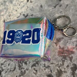 1920 Zeta Phi Beta Keychain Coin Pouch